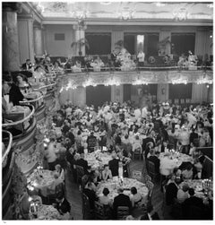 Luxury Dining 1955- Slim Aarons Estate Stamped