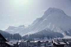Main Street in Lech - Slim Aarons, 20th century, Photography, Landscapes