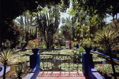 Jardín Majorelle, Marrakech, Marruecos - Impresión C-Print de edición limitada con sello de la finca