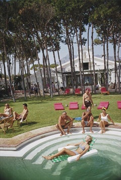 Marbella House Party Slim Aarons: Nachlass, gestempelter Druck