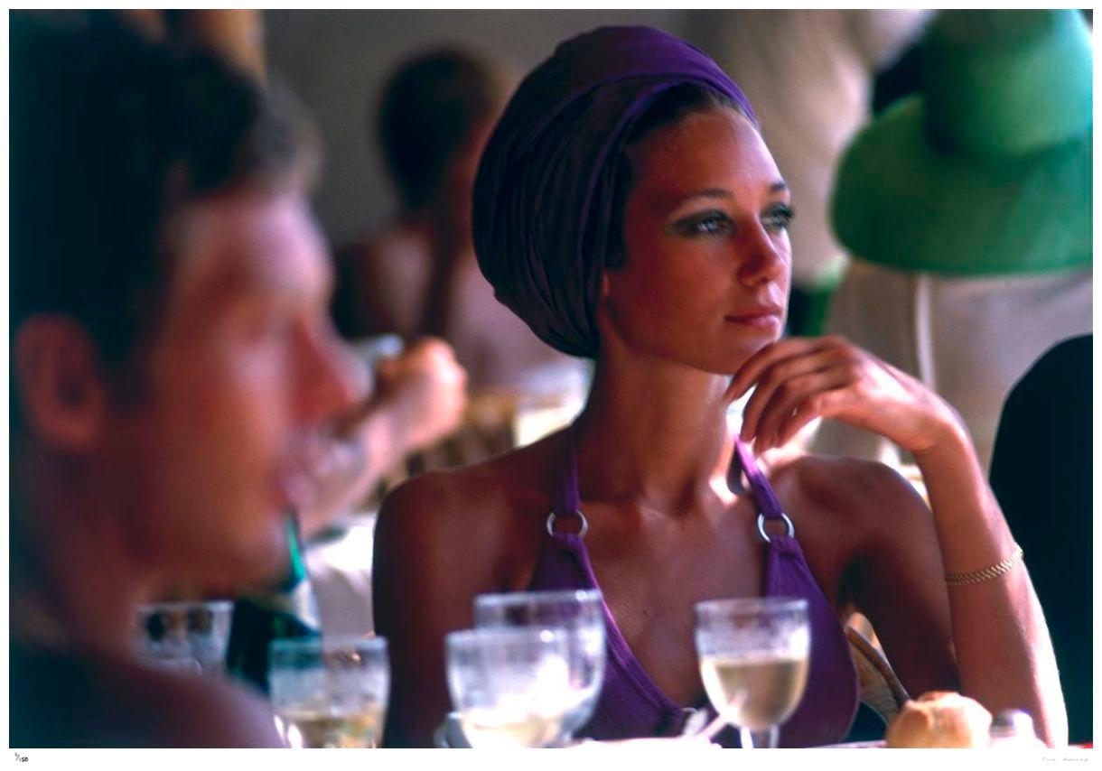 Marisa Berenson 1968 - Slim Aarons Estate Stamped