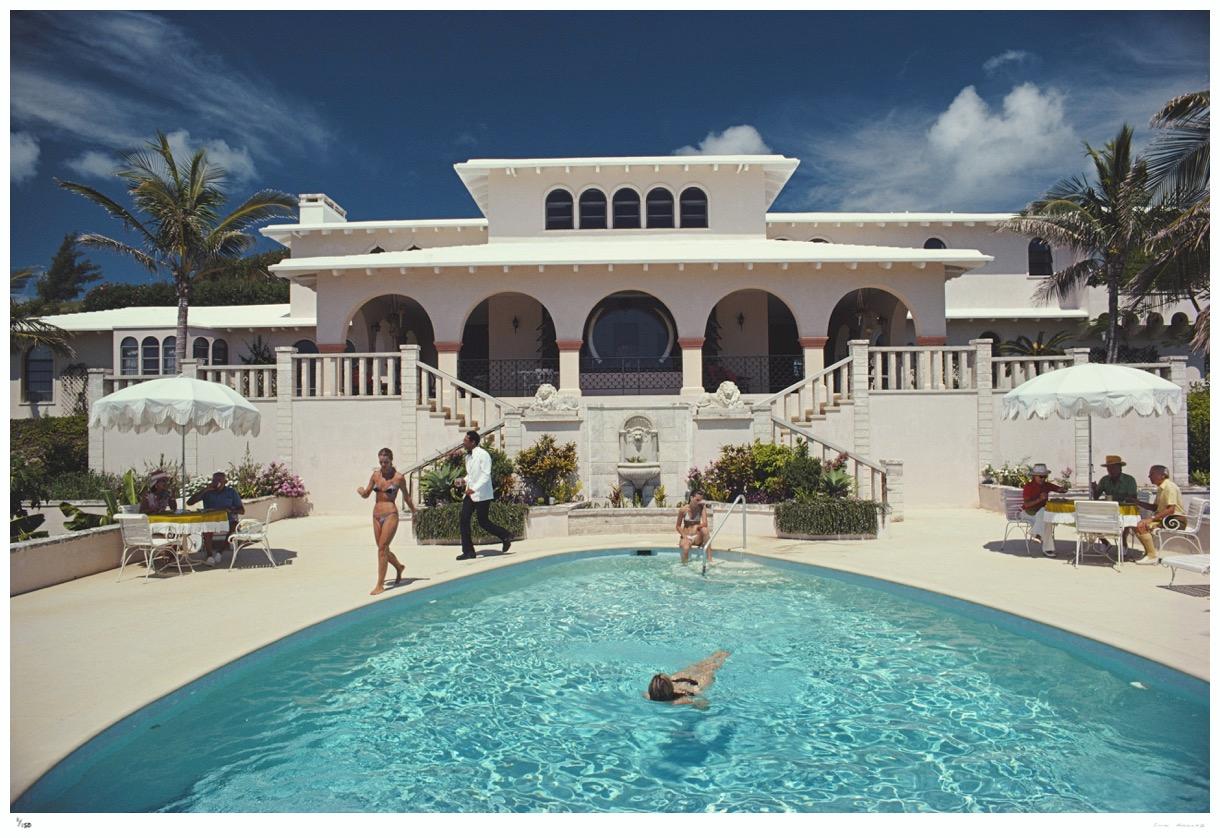 Villa McMartin 1977 - Slim Aarons Estate Stamped