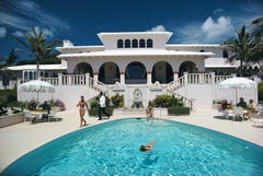Impression estampillée de la succession de McMartin Villa Slim Aarons