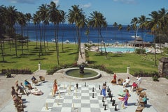 Megachess Slim Aarons Estampado de finca