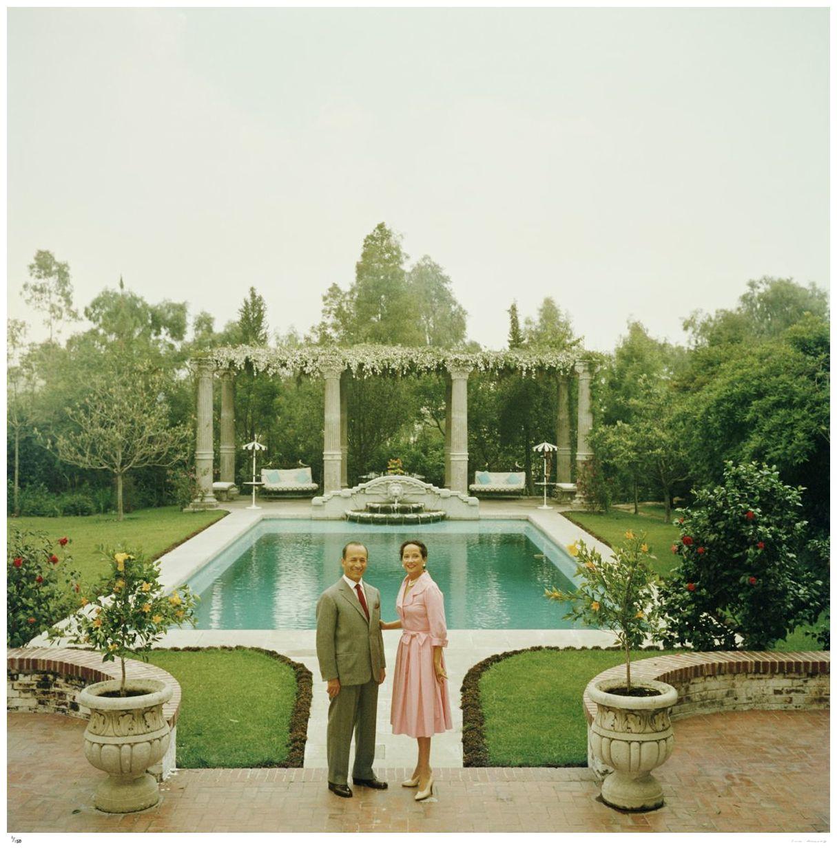 Merle Oberon 1958 - Slim Aarons Estate Stamped