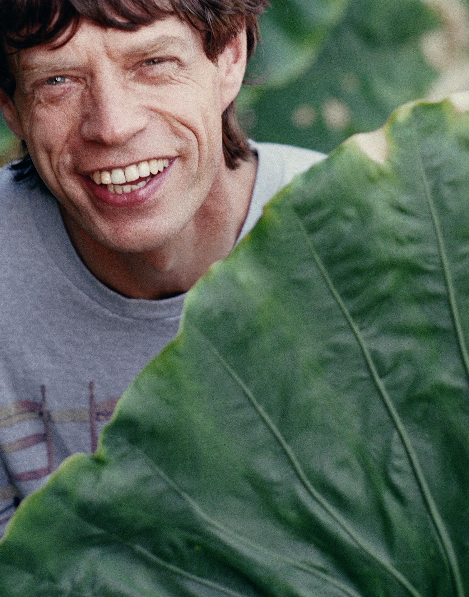 Mick Jagger en vacances, île de Mustique, édition limitée, photographie de portrait en vente 2