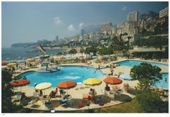Monte Carlo Beach Club 1970 - Slim Aarons Estate Stamped