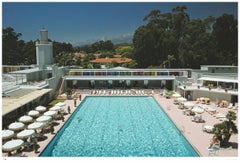 Monte Carlo Pool 1975 - Slim Aarons Estate Stamped