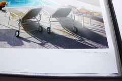'Monte Carlo Pool' 1975 Slim Aarons Limited Edition Estate Stamped Print