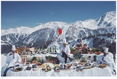 Mountain Buffet 1987 - Slim Aarons Estate Stamped
