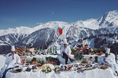 Moutain Buffet Slim Aarons Estate Stamped Print