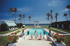 Piscina neoclásica 1985 Slim Aarons Estate Stamped Edition