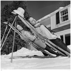 New England Skiing 1955 - Slim Aarons Estate Stamped