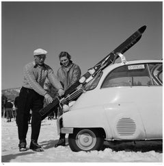 New England Skiing Essentials 1955 - Slim Aarons Estate Stamped