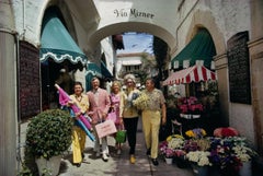 NEW Slim Aarons 'Palm Beach Via Mizner Shop Owners' Mid-century Modern
