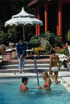 NEW Slim Aarons 'Pool Golf' Fotografia moderna del medio secolo