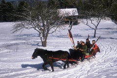 Vintage 'North Conway Sleigh' 1955 Slim Aarons Limited Estate Edition