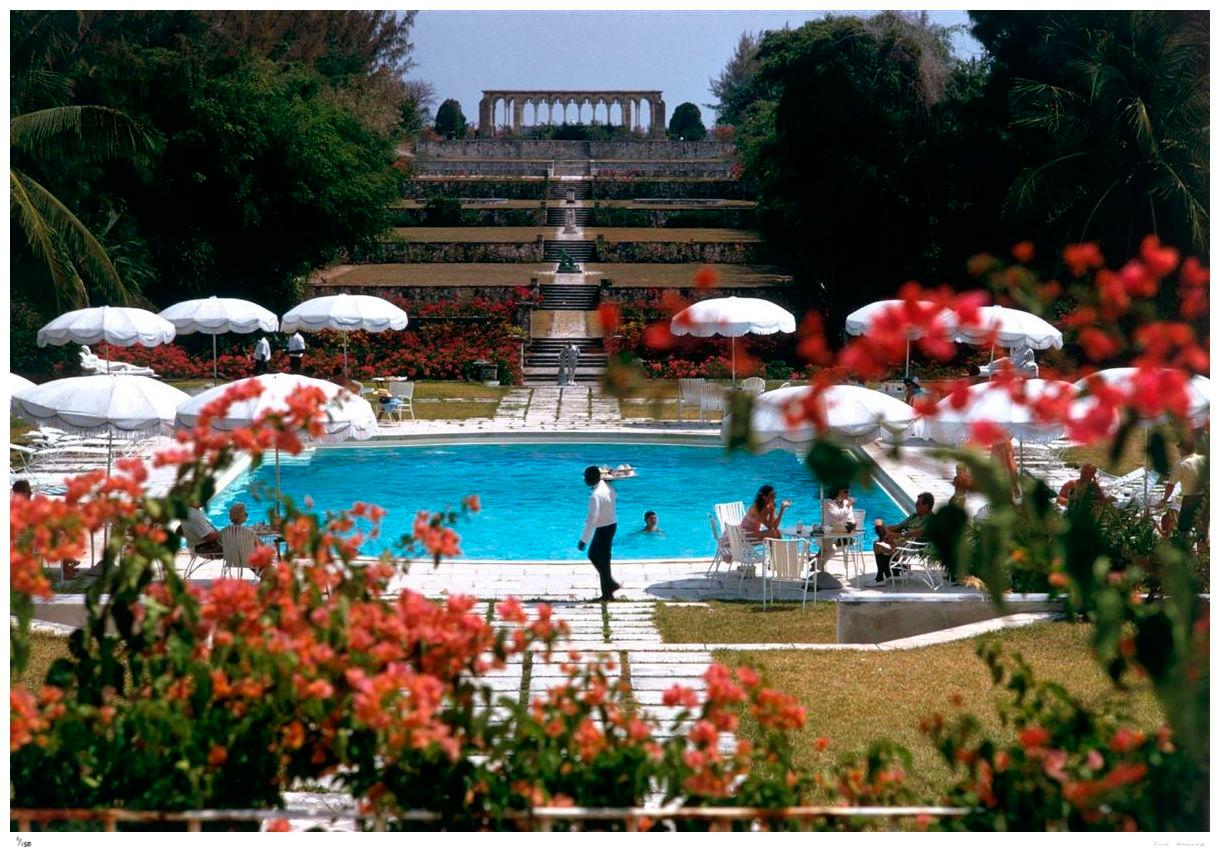 Ocean Club 1968 Slim Aarons Estate Archival Print, Limited Edition