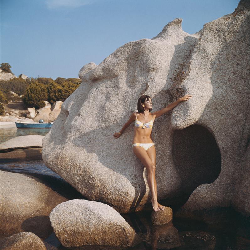 Slim Aarons Color Photograph - Olimpia Hruska (1964) Limited Estate Stamped - Giant 