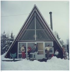 On The Slopes In Stowe 1962 - Slim Aarons Estate Stamped