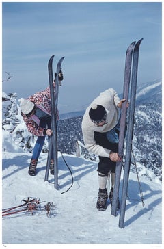 On The Slopes Of Sugarbush 1960 - Slim Aarons Estate Stamped