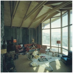 Vintage On the Sugarbush Slopes 1960 - Slim Aarons Estate Stamped