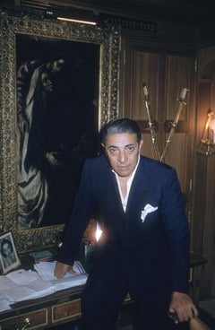 'Onassis In Office' 1956 Slim Aarons Limited Estate Edition