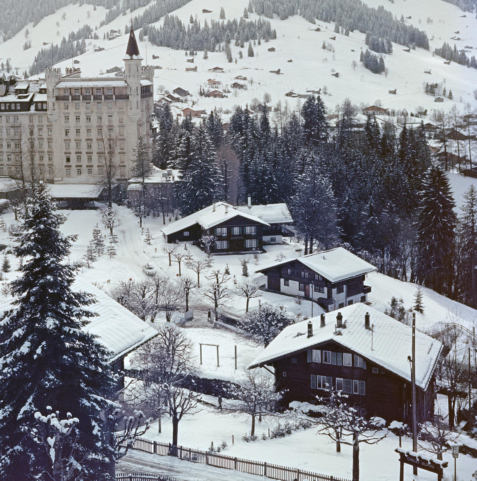 Hotel Palace, Gstaad, Edición Estate, Fotografía de paisaje en venta 1