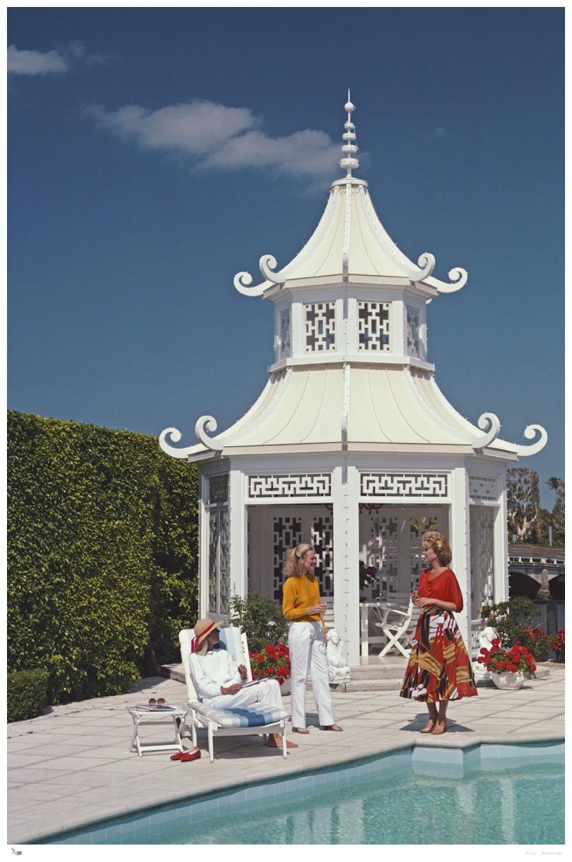 Palm Beach Pagoda 1985 - Slim Aarons Estate Stamped