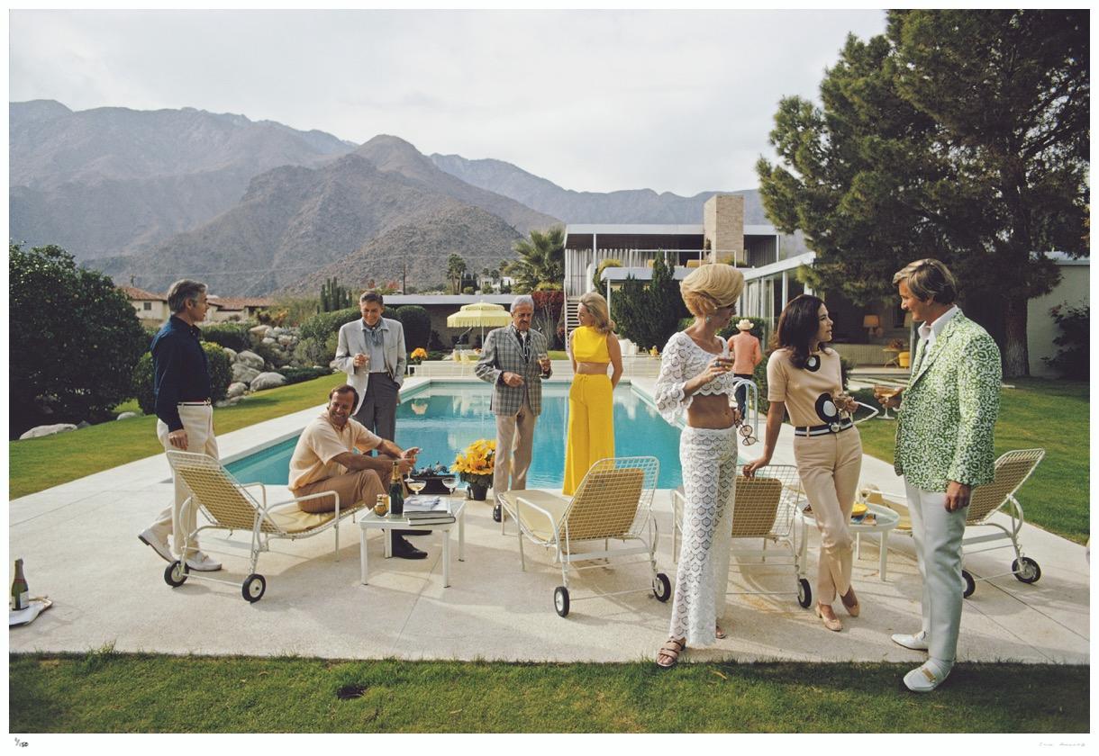 Palm Springs Party 1970 - Slim Aarons Estate Stamped