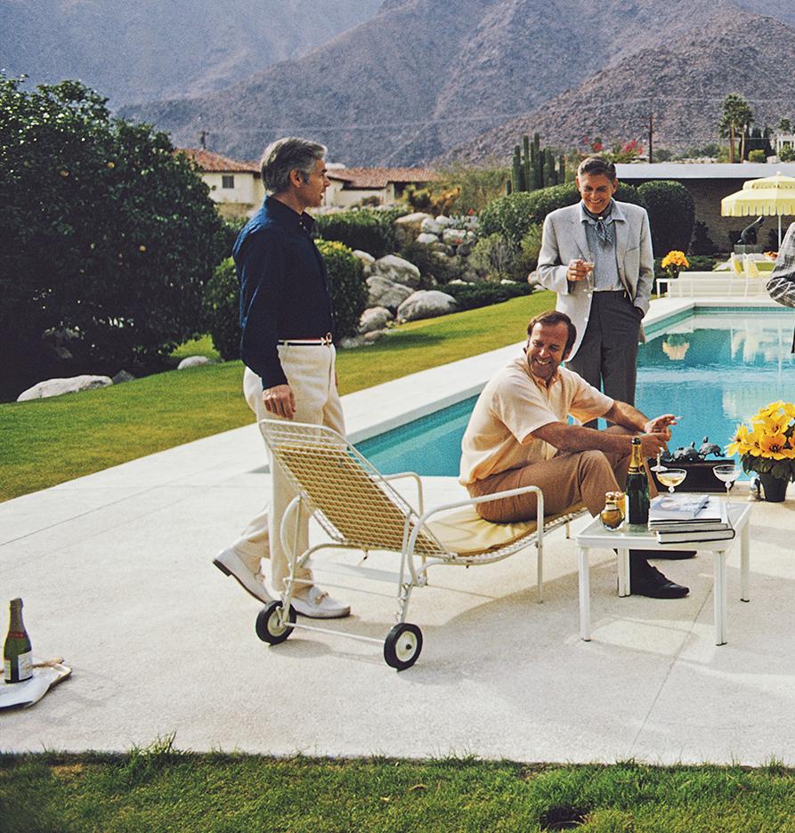 'Palm Springs Party' Slim Aarons Official Limited Estate Edition For Sale 2