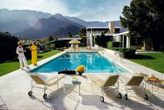 Palm Springs Pool Slim Aarons Estate Stamped Print