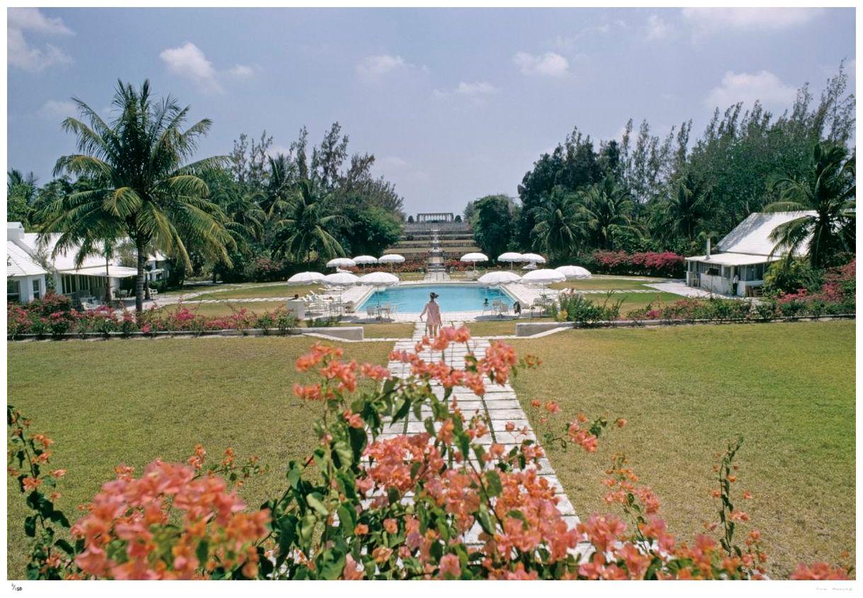 Paradise Island 1968 - Slim Aarons estampillé Estate