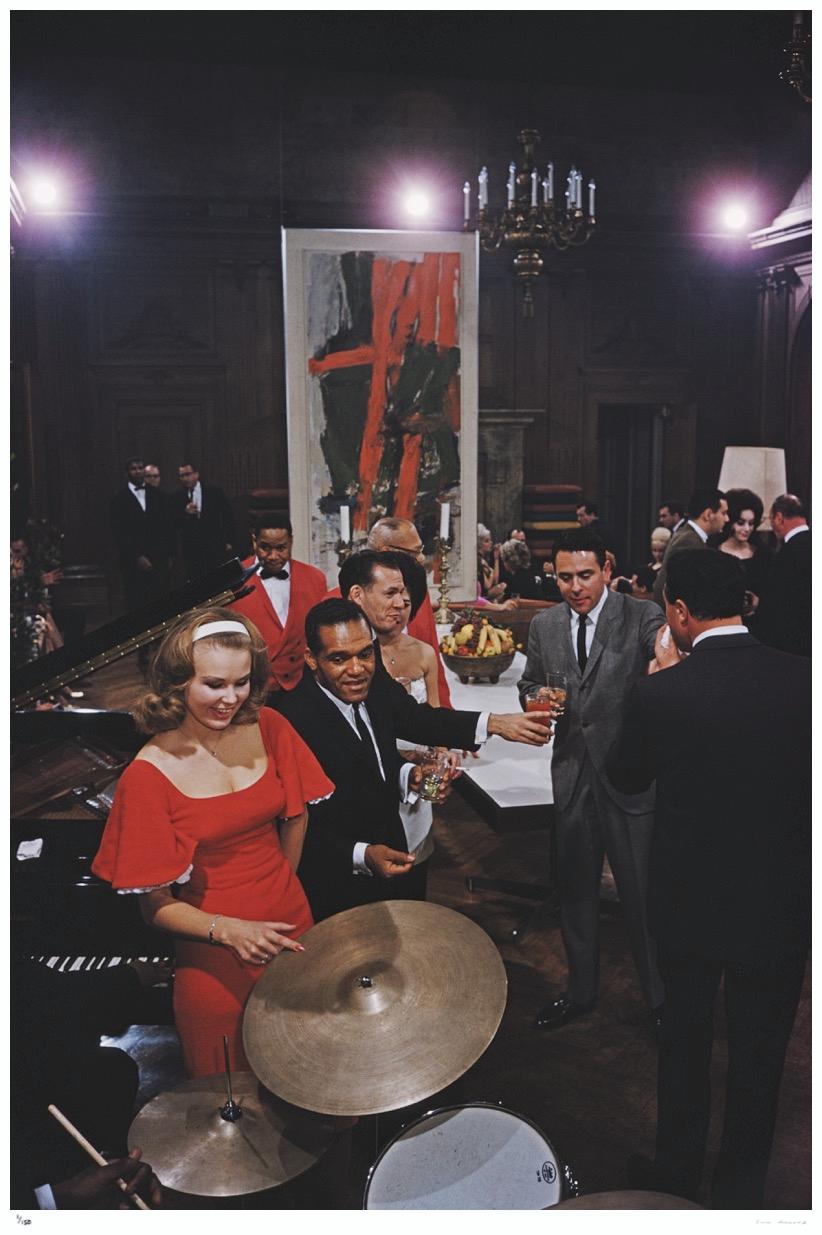 Party At The Playboy Mansion 1961 - Timbro della proprietà di Slim Aarons