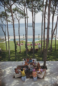 Party in Marbella - Slim Aarons, 20th century, Island Photography, Seaside, Sun