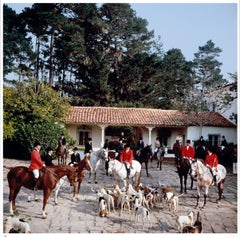 Pebble Beach Hunt 1976 - Slim Aarons Estate Stamped