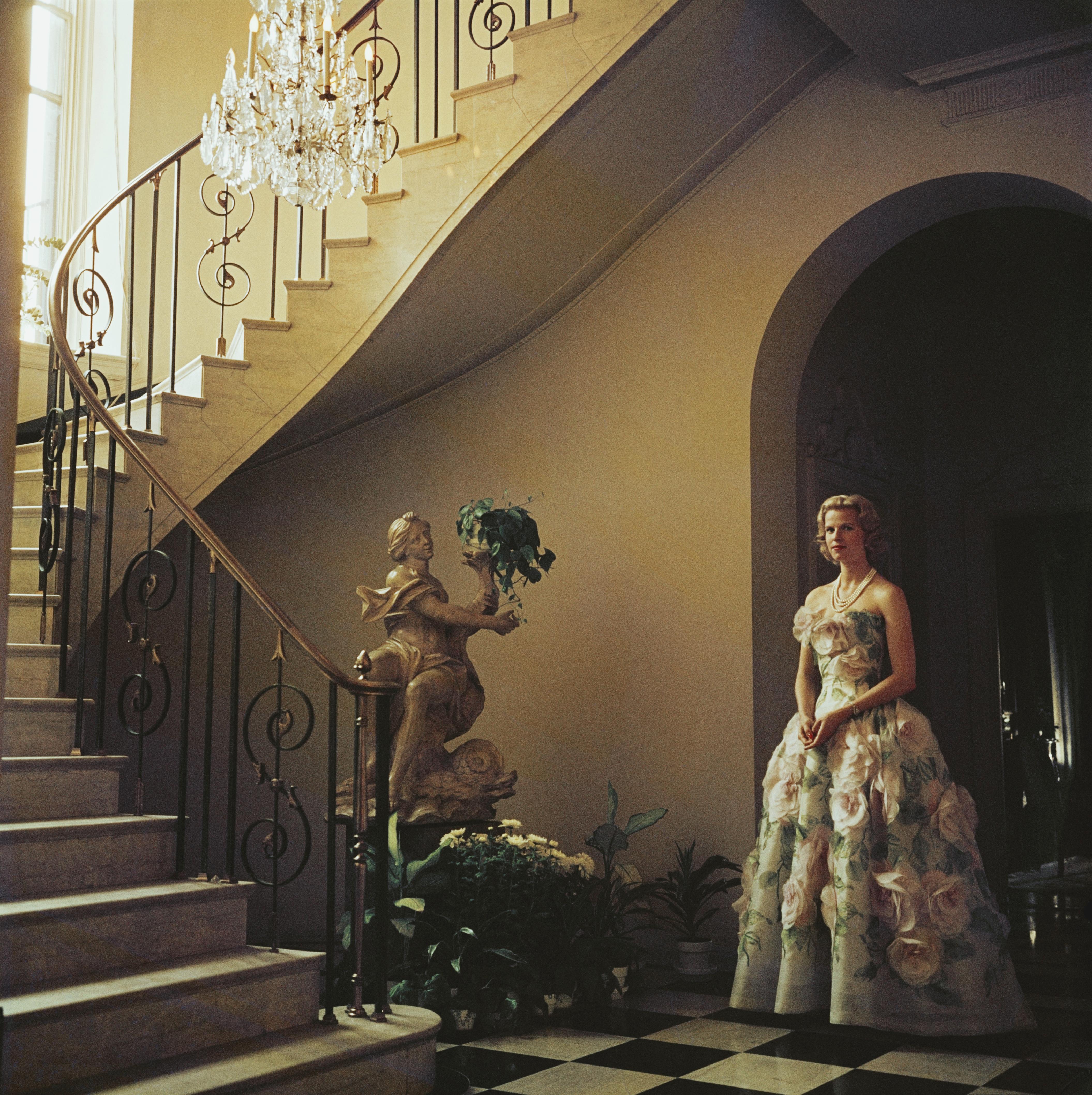 Slim Aarons Color Photograph - Peggy Bancroft, Estate Edition
