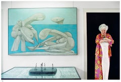 Peggy Guggenheim 1978 - Slim Aarons Estate Stamped