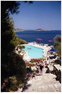 Pellicano Pool 1969 - Timbro della proprietà Slim Aarons