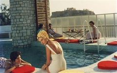 Penthouse Pool Slim Aarons: Nachlass, gestempelter Druck