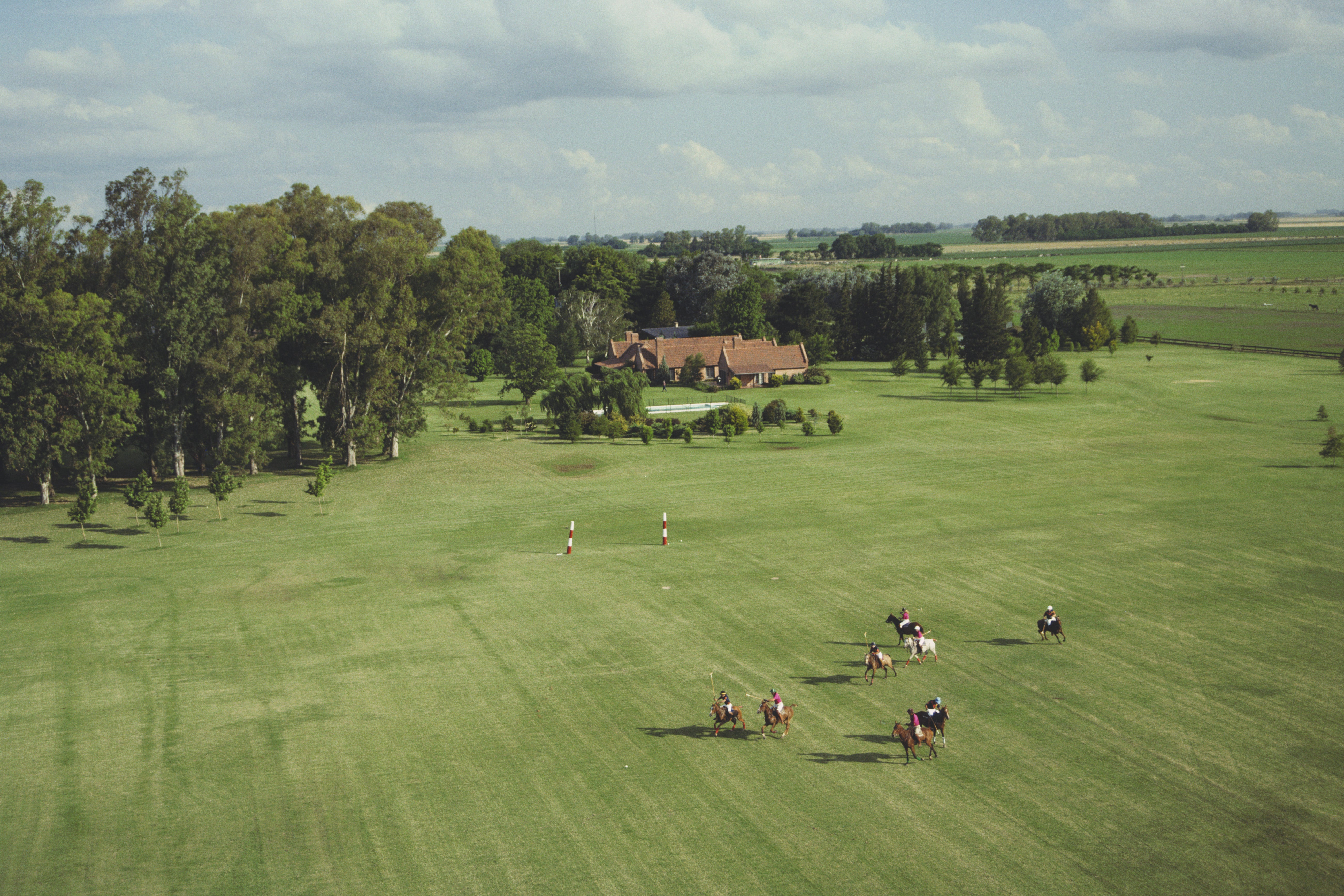 Polo-Spiel, Argentinien, Estate-Edition, Fotografie im Mid-Century-Modern-Stil