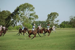 Partita di polo, Argentina, edizione "Estate", fotografia in stile Mid-Century Modern