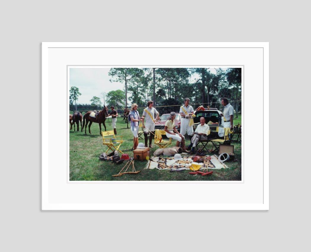 Polo Party 1981 Slim Aarons Estate Stamped Edition  For Sale 2