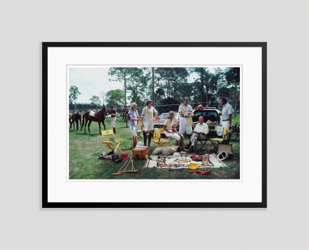 Polo Party 1981 Slim Aarons Estate Stamped Edition  For Sale 3