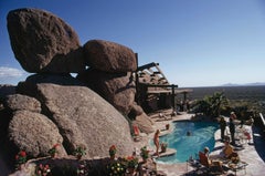 Vintage 'Pool At Bouldereign' 1973 Slim Aarons Limited Estate Edition