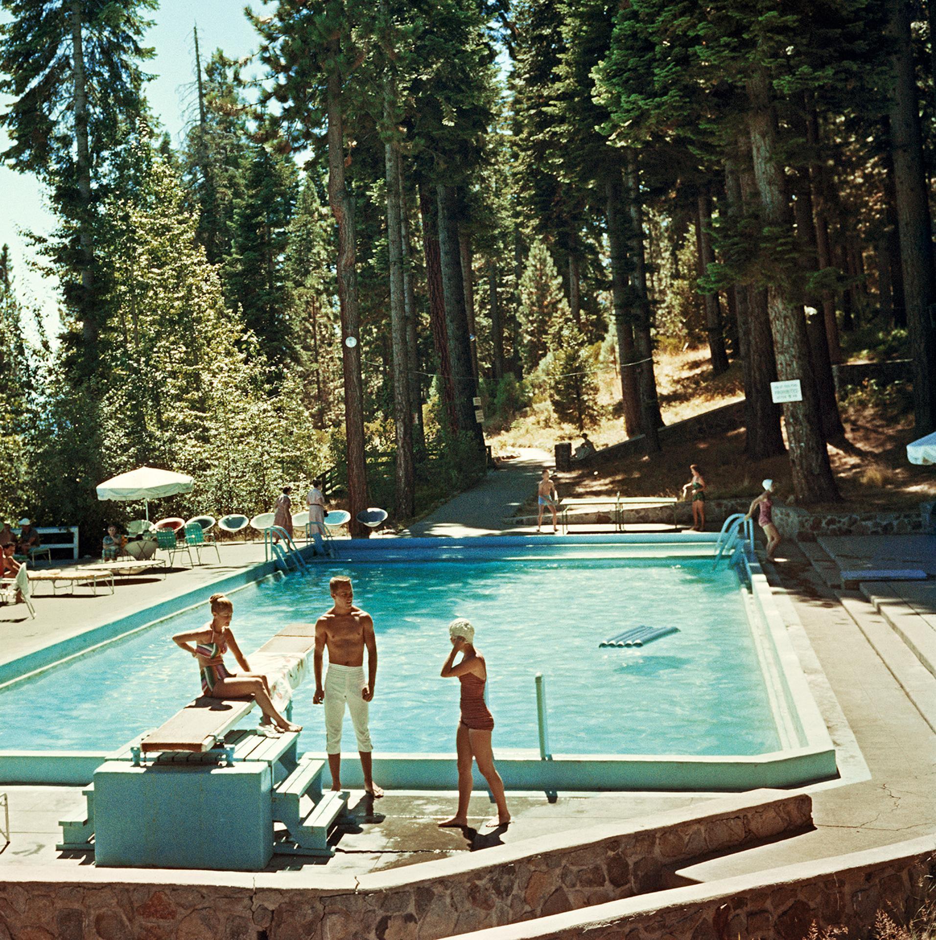 Pool am Lake Tahoe, Nachlassausgabe, Landschaftsfotografie Sierra Nevada Mountains im Angebot 3