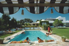 'Pool In Sotogrande'  SLIM AARONS ESTATE Print