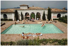 Piscina a St Tropez 1970 - Slim Aarons Estate Stampato
