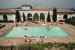 Vintage 'Pool In St Tropez' 1970 Slim Aarons Limited Estate Edition