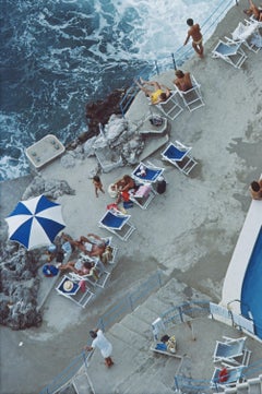 Piscine sur la côte amalfitaine, 1984 - Piscine de l'hôtel Santa Caterina sur la Riviera italienne